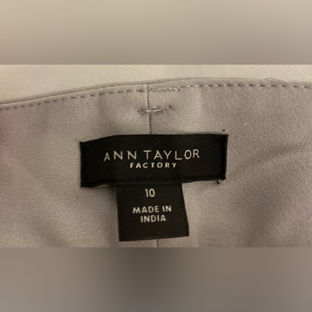 Ann Taylor Factory Womens Beige Dress Pants - Picture 3 of 13